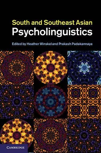 South and Southeast Asian Psycholinguistics cover