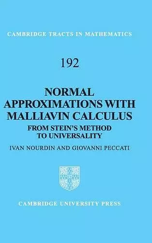 Normal Approximations with Malliavin Calculus cover