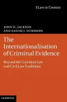 The Internationalisation of Criminal Evidence cover