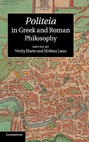 Politeia in Greek and Roman Philosophy cover