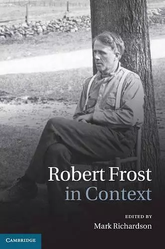 Robert Frost in Context cover