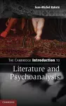 The Cambridge Introduction to Literature and Psychoanalysis cover