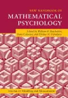 New Handbook of Mathematical Psychology: Volume 2, Modeling and Measurement cover