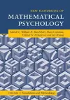 New Handbook of Mathematical Psychology: Volume 1, Foundations and Methodology cover