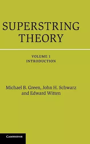 Superstring Theory cover