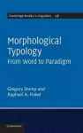 Morphological Typology cover