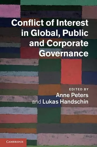 Conflict of Interest in Global, Public and Corporate Governance cover