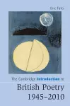 The Cambridge Introduction to British Poetry, 1945–2010 cover