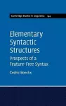 Elementary Syntactic Structures cover