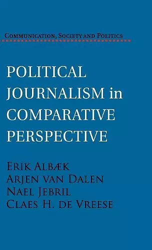 Political Journalism in Comparative Perspective cover