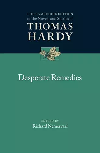 Desperate Remedies cover