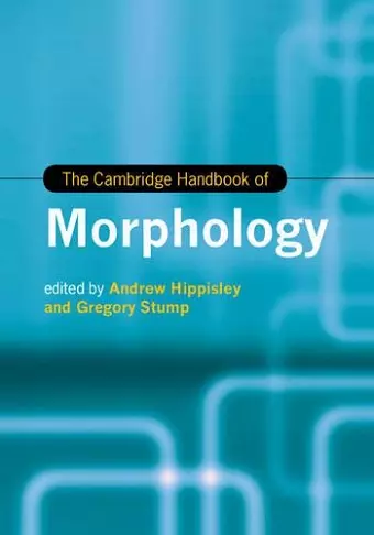 The Cambridge Handbook of Morphology cover