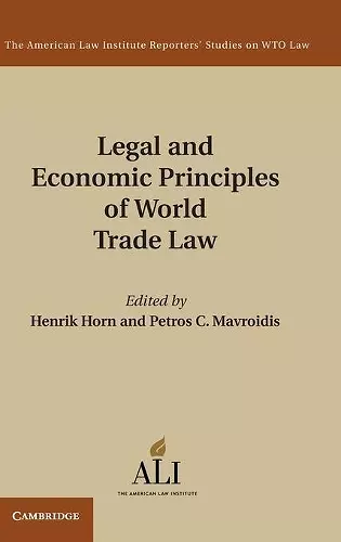 Legal and Economic Principles of World Trade Law cover