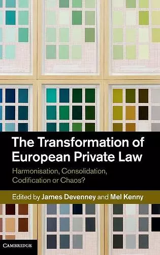 The Transformation of European Private Law cover