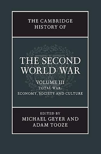 The Cambridge History of the Second World War cover