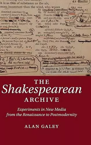 The Shakespearean Archive cover