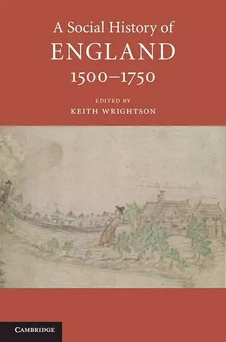 A Social History of England, 1500–1750 cover