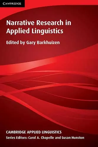 Narrative Research in Applied Linguistics cover