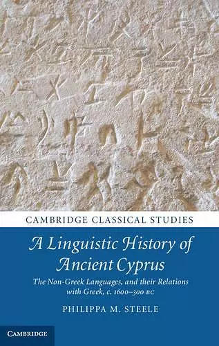 A Linguistic History of Ancient Cyprus cover