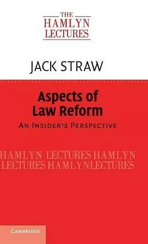 Aspects of Law Reform cover