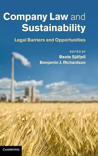 Company Law and Sustainability cover