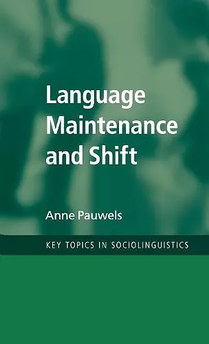 Language Maintenance and Shift cover