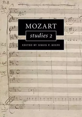 Mozart Studies 2 cover