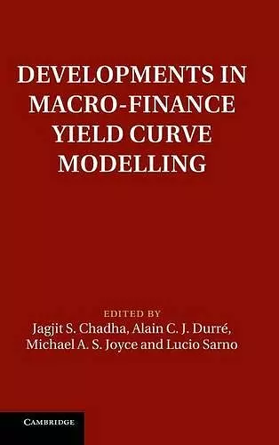 Developments in Macro-Finance Yield Curve Modelling cover