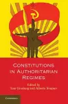 Constitutions in Authoritarian Regimes cover