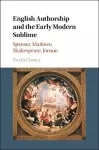 English Authorship and the Early Modern Sublime cover