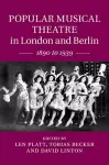 Popular Musical Theatre in London and Berlin cover