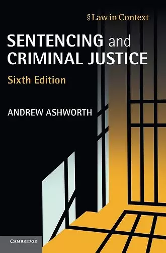 Sentencing and Criminal Justice cover