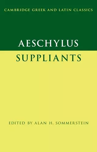 Aeschylus: Suppliants cover
