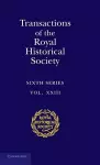 Transactions of the Royal Historical Society: Volume 23 cover