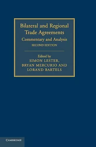 Bilateral and Regional Trade Agreements cover