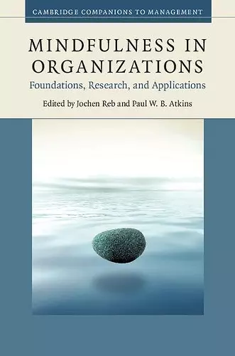 Mindfulness in Organizations cover