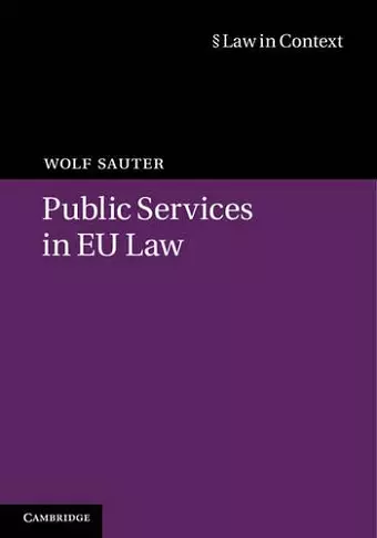 Public Services in EU Law cover