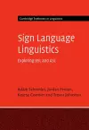 Sign Language Linguistics cover