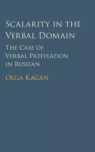 Scalarity in the Verbal Domain cover