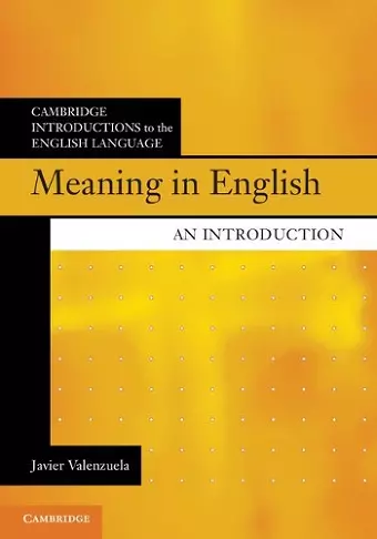 Meaning in English cover