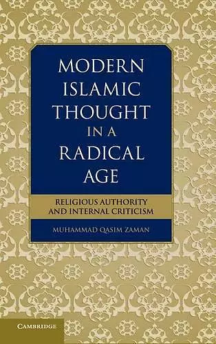 Modern Islamic Thought in a Radical Age cover