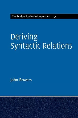 Deriving Syntactic Relations cover