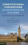 Constitutional Conventions in Westminster Systems cover