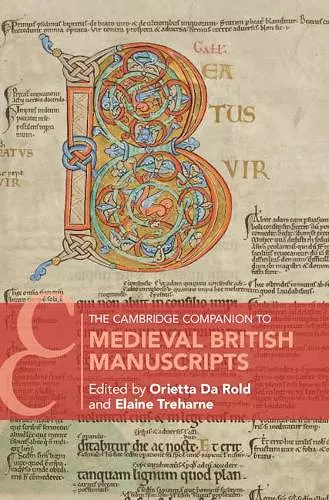 The Cambridge Companion to Medieval British Manuscripts cover