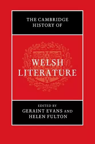 The Cambridge History of Welsh Literature cover