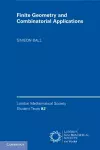 Finite Geometry and Combinatorial Applications cover