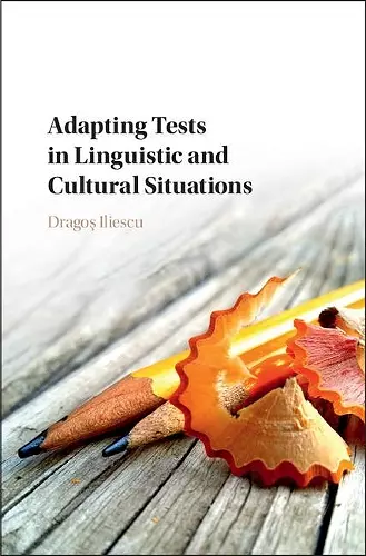 Adapting Tests in Linguistic and Cultural Situations cover