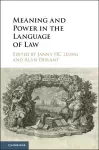 Meaning and Power in the Language of Law cover