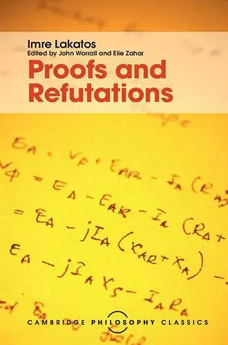 Proofs and Refutations cover