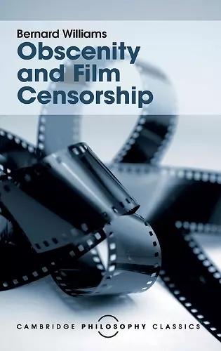 Obscenity and Film Censorship cover